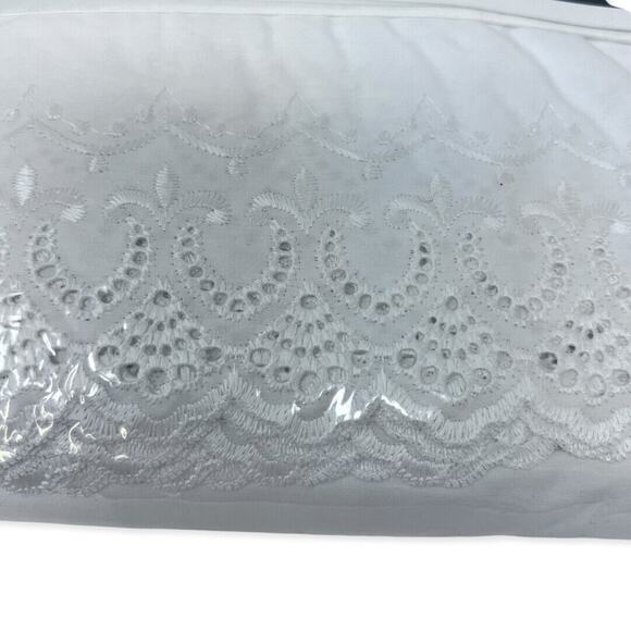 Vintage Fieldcrest Cannon White Princess Lace King Size‎ Flat Sheet - Picture 2 of 6